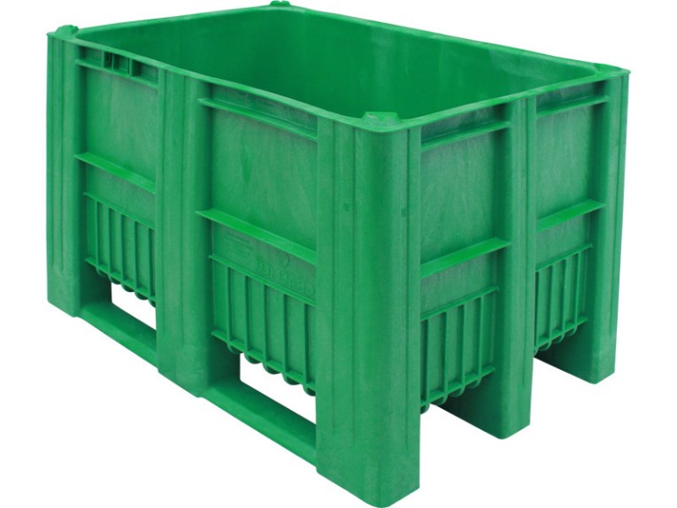 BoxPallet 1200х800х740 мм зеленый сплошной купить в Архангельске