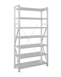 Стеллаж MS U 2000x1500x800 7 полок (300 кг, перф) Стеллаж MS U 2000x1500x800 7 полок (300 кг, перф)