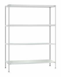 Стеллаж металлический Титан МС-500 2400х1500х500 4 полки Стеллаж металлический Титан МС-500 2400х1500х500 4 полки