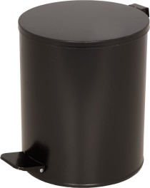 Урна с педалью черный 15 литров