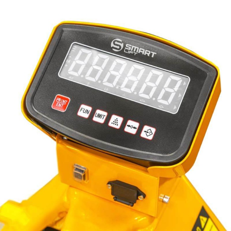 Гидравлическая тележка с весами BFC20 (г/п 2000 кг, вилы 1150x570 мм, PDP) SMARTLIFT (SMART) купить в Архангельске Гидравлическая тележка с весами BFC20 (г/п 2000 кг, вилы 1150x570 мм, PDP) SMARTLIFT (SMART) купить в Архангельске