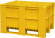 BoxPallet 1200х1000х740 мм сплошной желтый купить в Архангельске