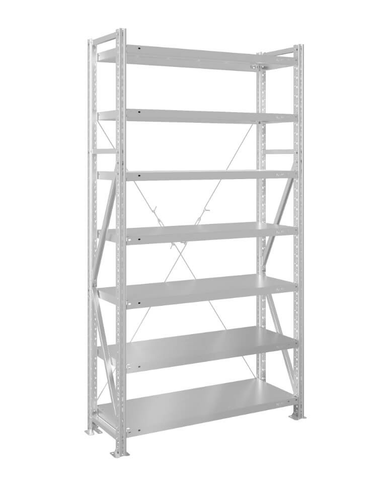 Стеллаж MS U 2000x700x400 7 полок (200 кг, металл) купить в Архангельске