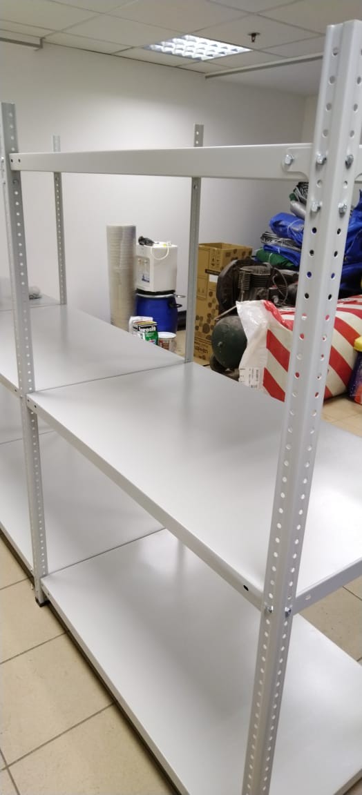 Стеллаж металлический Титан МС-500 1500х1000х600 3 полки купить в Архангельске Стеллаж металлический Титан МС-500 1500х1000х600 3 полки купить в Архангельске