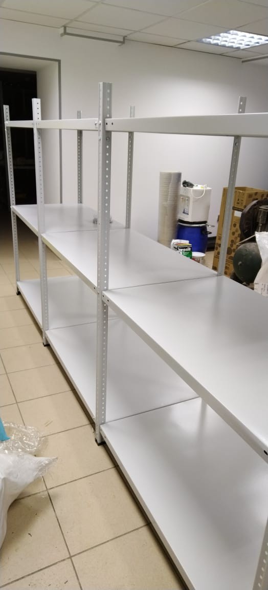 Стеллаж металлический Титан МС-500 1500х1000х600 3 полки купить в Архангельске Стеллаж металлический Титан МС-500 1500х1000х600 3 полки купить в Архангельске