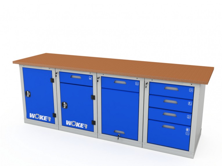 Верстак четырехтумбовый WOKER PRO 41224.2400 купить в Архангельске