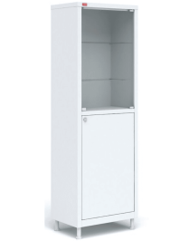Металлический медицинский шкаф М1 165.57.32 C Металлический медицинский шкаф М1 165.57.32 C