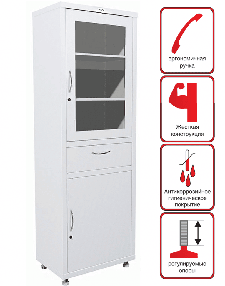 Медицинский шкаф HILFE МД 1 1760 R-1 купить в Архангельске Медицинский шкаф HILFE МД 1 1760 R-1 купить в Архангельске