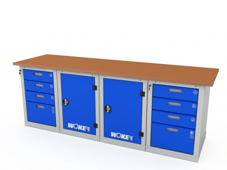 Верстак четырехтумбовый WOKER PRO 44114.2400 купить в Архангельске