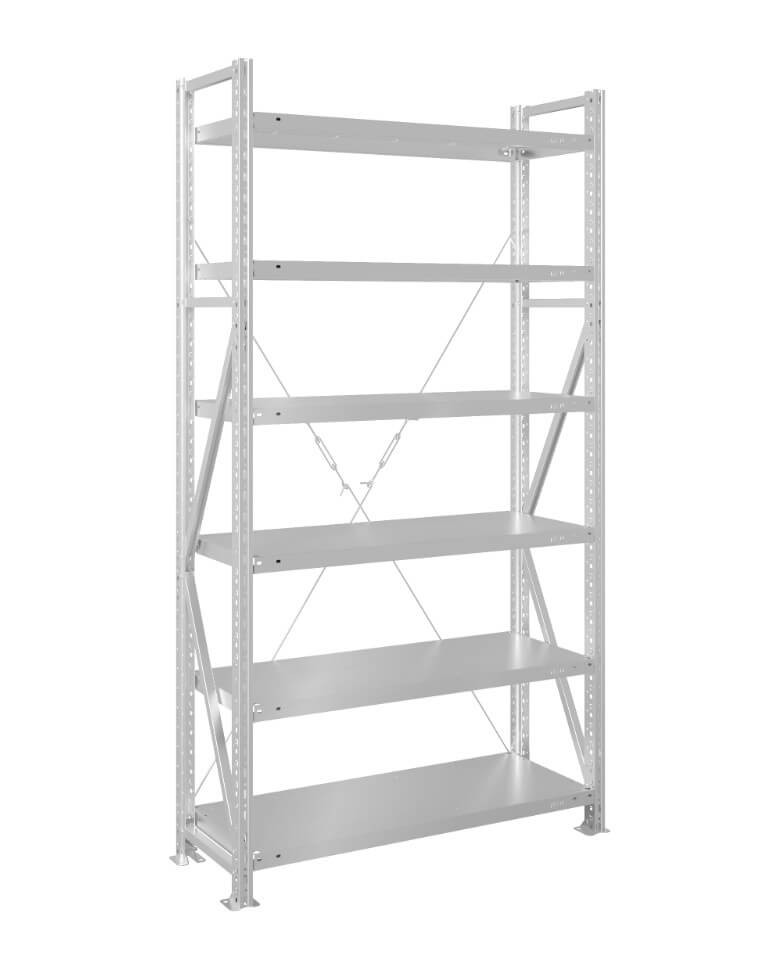 Стеллаж MS U 2000x700x500 6 полок (200 кг, металл) купить в Архангельске