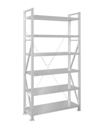 Стеллаж MS U 2000x1200x400 6 полок (280 кг, металл)