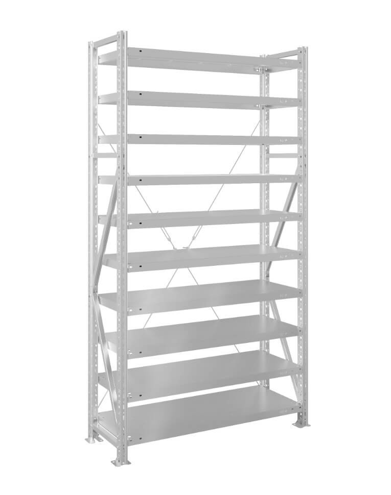 Стеллаж MS U 2000x1500x1000 10 полок (300 кг, металл) купить в Архангельске