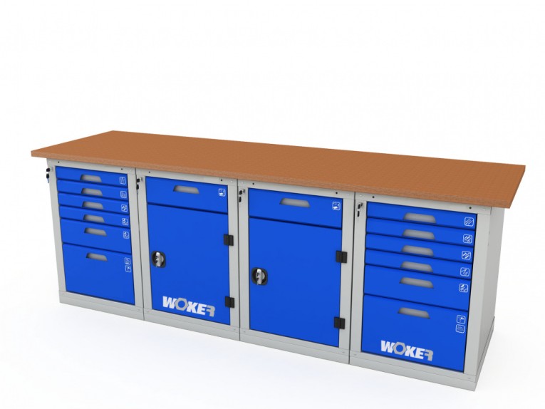Верстак четырехтумбовый WOKER PRO 46226.2400 купить в Архангельске