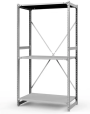 Стеллаж ТСУ 3000x700x400 3 полки (300 кг, металл) Стеллаж ТСУ 3000x700x400 3 полки (300 кг, металл)