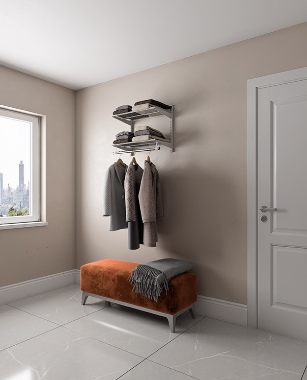 Гардеробная система Практик Home Basic G60S белая купить в Архангельске Гардеробная система Практик Home Basic G60S белая купить в Архангельске