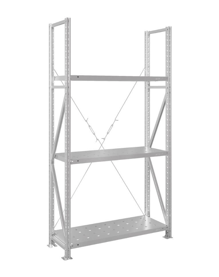 Стеллаж MS U 2000x1000x800 3 полки (350 кг, перф) купить в Архангельске