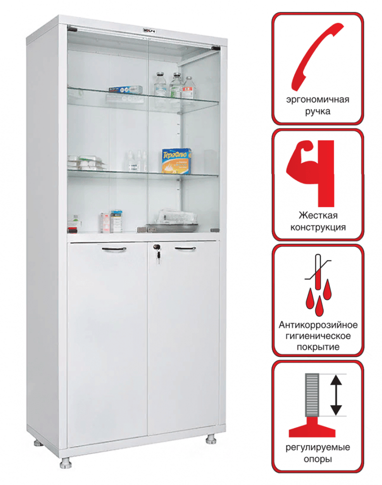 Медицинский шкаф HILFE МД 2 1780/SG купить в Архангельске Медицинский шкаф HILFE МД 2 1780/SG купить в Архангельске