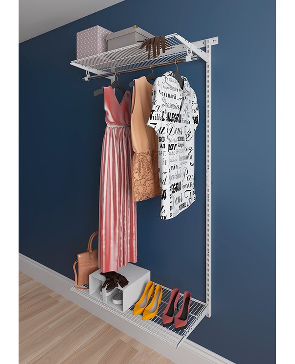 Гардеробная система Практик Home Basic G90 белая купить в Архангельске Гардеробная система Практик Home Basic G90 белая купить в Архангельске