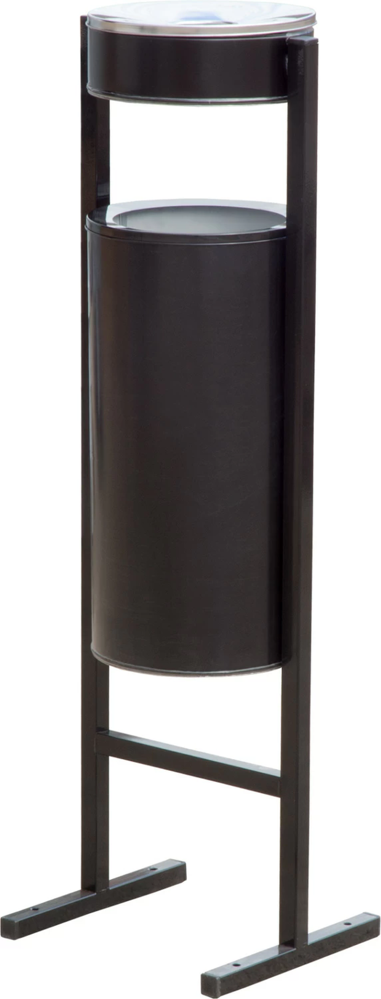 Урна уличная с пепельницей 25 литров черный купить в Архангельске Урна уличная с пепельницей 25 литров черный купить в Архангельске