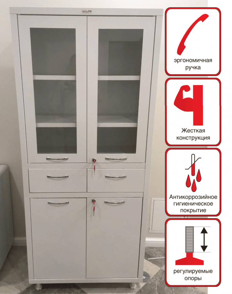 Медицинский шкаф HILFE МД 2 1780 R-1 купить в Архангельске Медицинский шкаф HILFE МД 2 1780 R-1 купить в Архангельске