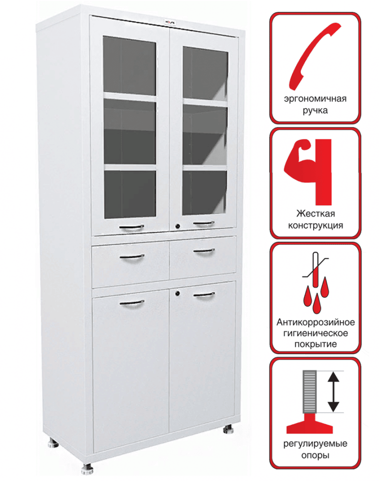 Медицинский шкаф HILFE МД 2 1780 R-1 купить в Архангельске Медицинский шкаф HILFE МД 2 1780 R-1 купить в Архангельске