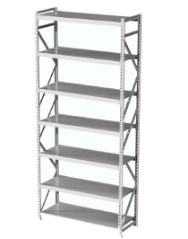 Стеллаж MS Profi 2500х1800х800 7 полок