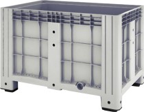 Контейнер 1200х800х800 сплошной, на ножках серый Контейнер 1200х800х800 сплошной, на ножках серый