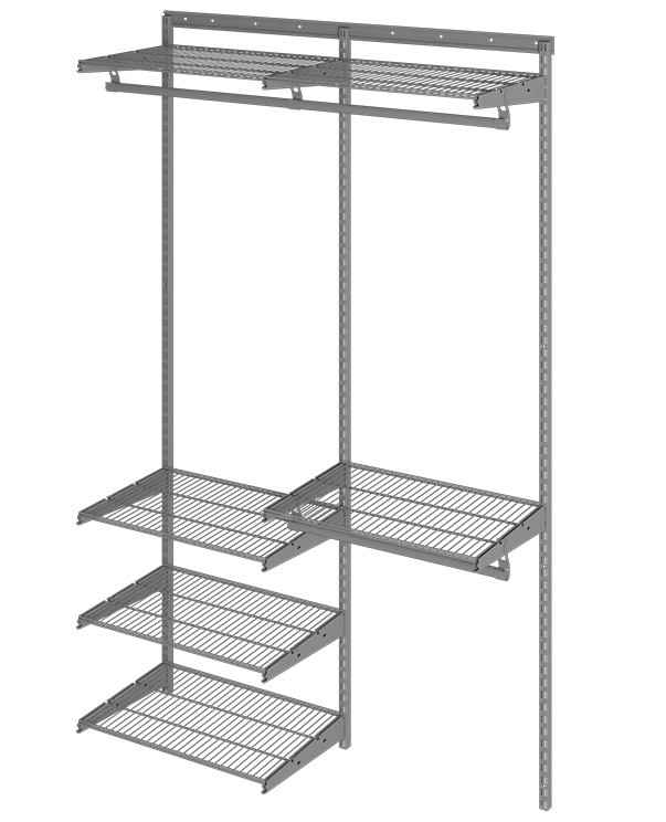 Гардеробная система Практик Home Optima G120 графит купить в Архангельске Гардеробная система Практик Home Optima G120 графит купить в Архангельске