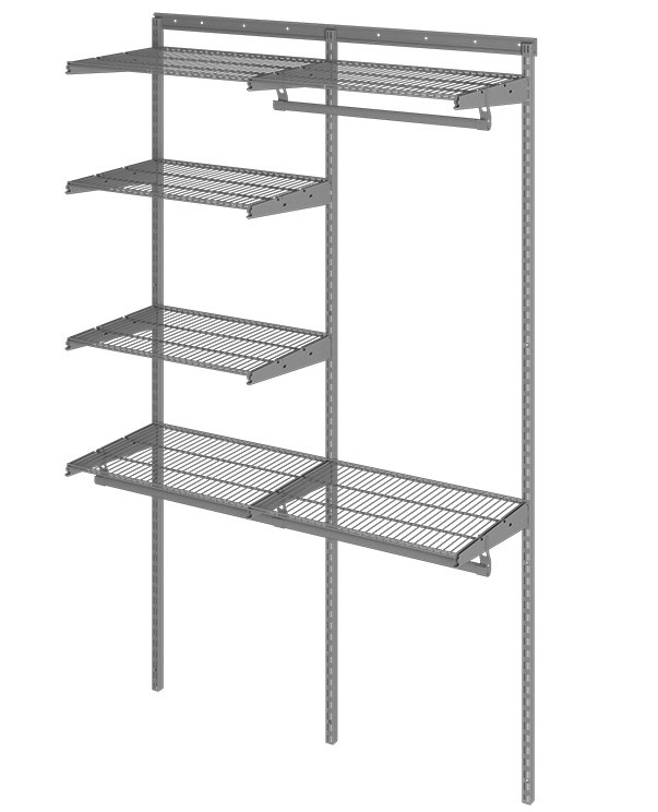 Гардеробная система Практик Home Optima G120 графит купить в Архангельске Гардеробная система Практик Home Optima G120 графит купить в Архангельске