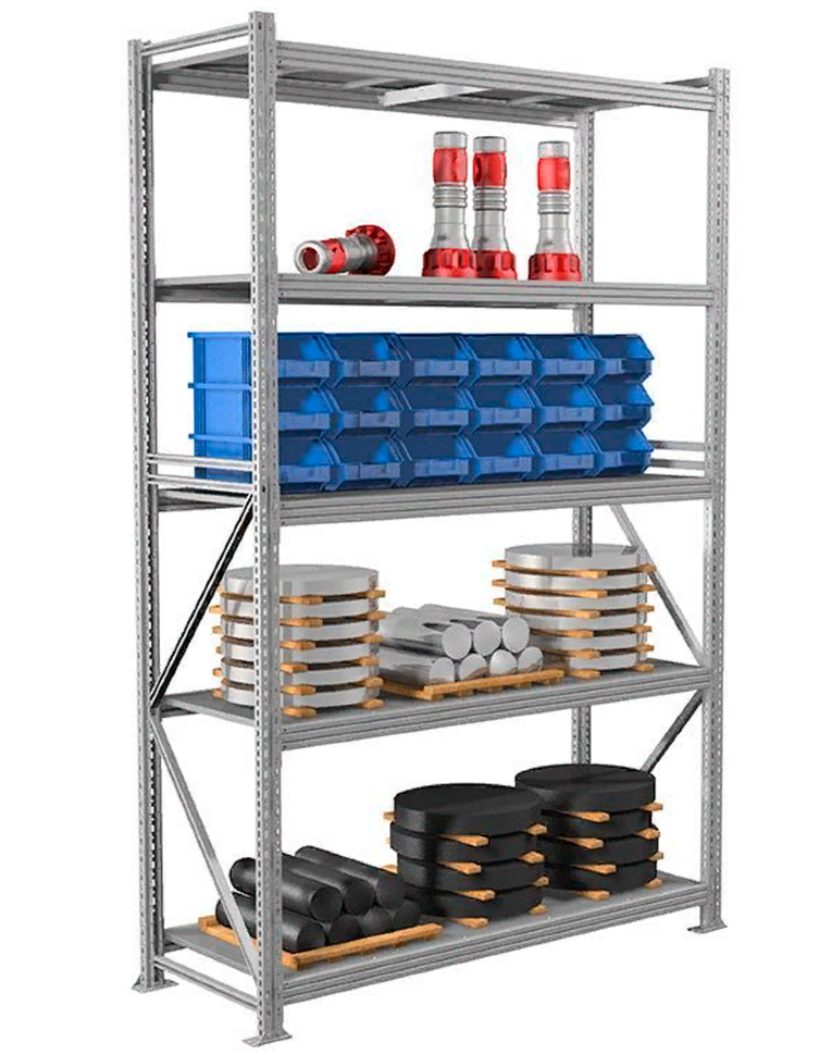 Стеллаж MS Profi 3000х900х800 5 полок купить в Архангельске