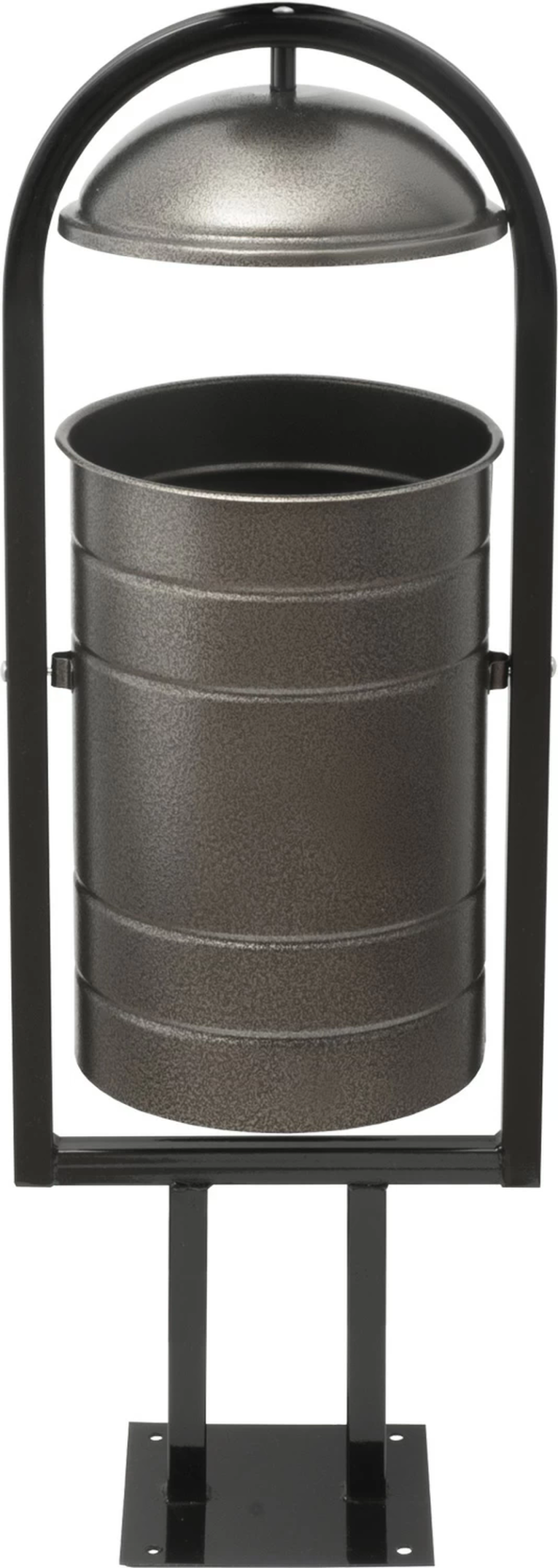 Урна уличная 330х280х980 серебряная купить в Архангельске