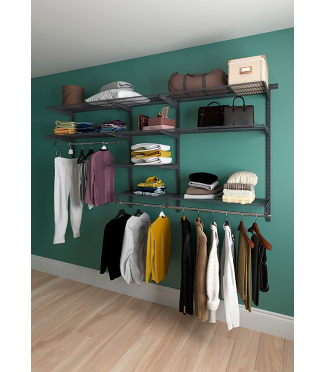 Гардеробная система Практик Home Optima G240 графит купить в Архангельске Гардеробная система Практик Home Optima G240 графит купить в Архангельске