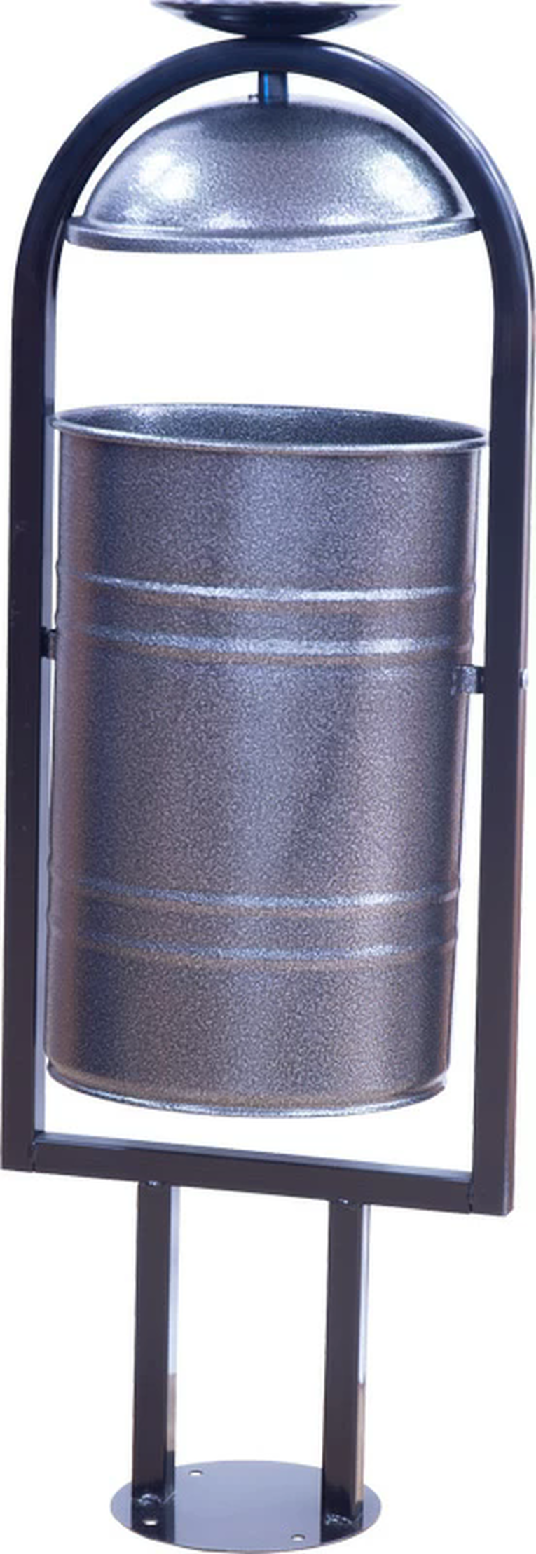 Урна металлическая с пепельницей 1050х370х300 мм серый антик купить в Архангельске