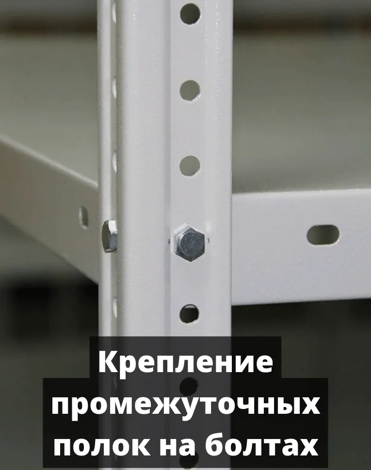 Стеллаж металлический Титан МС-500 1500х700х400 7 полок купить в Архангельске Стеллаж металлический Титан МС-500 1500х700х400 7 полок купить в Архангельске