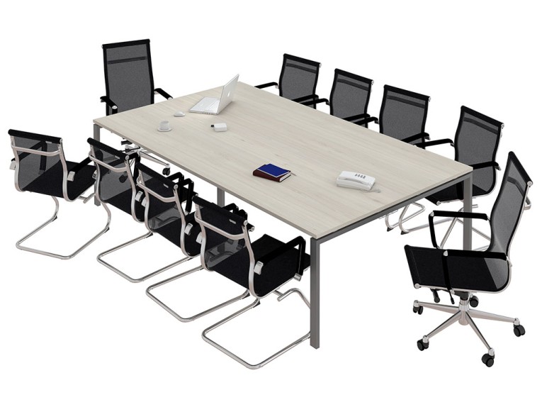 Стол для переговоров NT 320х144 вяз натуральный/антрацит купить в Архангельске Стол для переговоров NT 320х144 вяз натуральный/антрацит купить в Архангельске