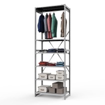 Стеллаж металлический ТСУ Универсал, 3000х1060х500 мм.Штанги: 1шт. Полки: металл усил. перф. 6 шт. Стеллаж металлический ТСУ Универсал, 3000х1060х500 мм.Штанги: 1шт. Полки: металл усил. перф. 6 шт.