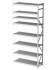 Дополнительная секция MS Profi 2500x1200x800 8 полок купить в Архангельске