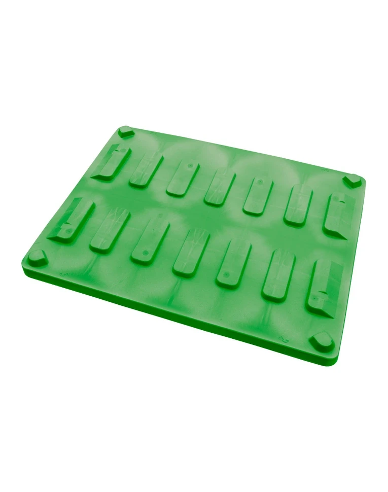 Крышка для BoxPallet 1237х836х63 мм зелёная