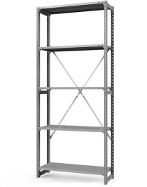 Стеллаж ТСУ 2200x1200x300 5 полок (150 кг, перф) Стеллаж ТСУ 2200x1200x300 5 полок (150 кг, перф)