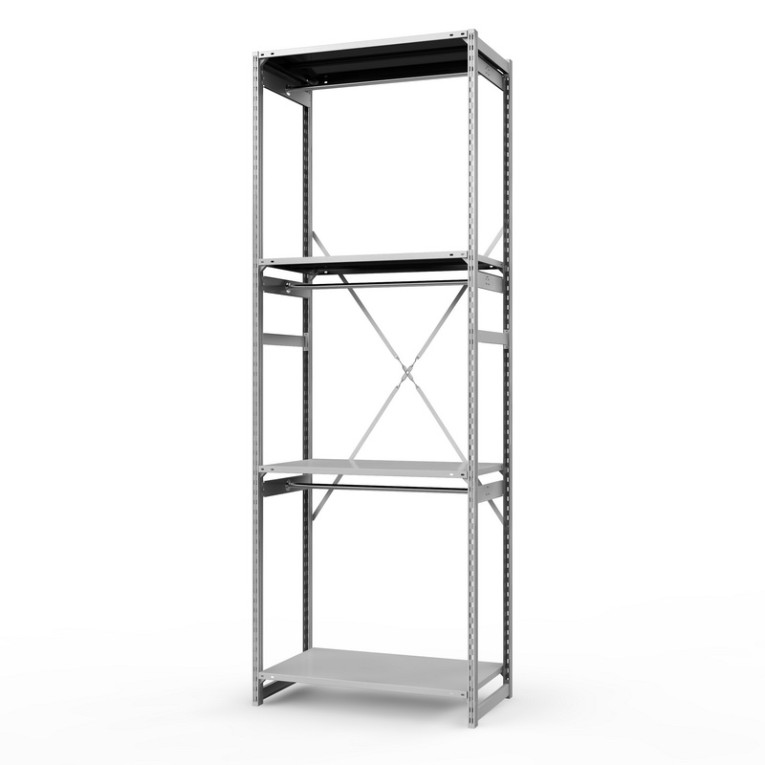 Стеллаж металлический ТСУ Универсал, 3000х1060х500 мм.Штанги: 3шт. Полки: металл усил. 4 шт. купить в Архангельске Стеллаж металлический ТСУ Универсал, 3000х1060х500 мм.Штанги: 3шт. Полки: металл усил. 4 шт. купить в Архангельске