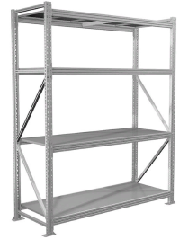 Стеллаж MS Profi 2000х1800х500 4 полки Стеллаж MS Profi 2000х1800х500 4 полки