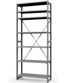 Стеллаж ТСУ 1800x1200x500 7 полок (300 кг, металл)