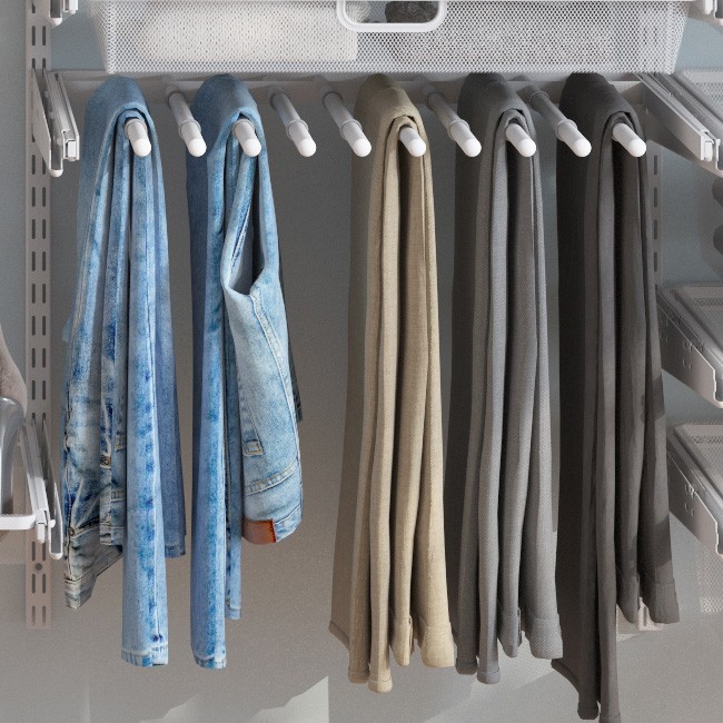 Брючница выдвижная GT-45 белая купить в Архангельске Брючница выдвижная GT-45 белая купить в Архангельске