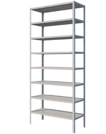 Стеллаж MS Standart 1850х1000х600 8 полок Стеллаж MS Standart 1850х1000х600 8 полок