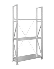 Стеллаж MS U 3000x1500x600 3 полки (300 кг, металл) Стеллаж MS U 3000x1500x600 3 полки (300 кг, металл)