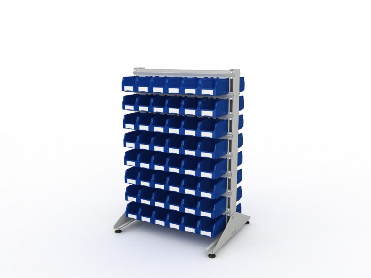 Стеллаж для пластиковых лотков SORTEX двухсторонний 1500x1000x800.02 купить в Архангельске Стеллаж для пластиковых лотков SORTEX двухсторонний 1500x1000x800.02 купить в Архангельске