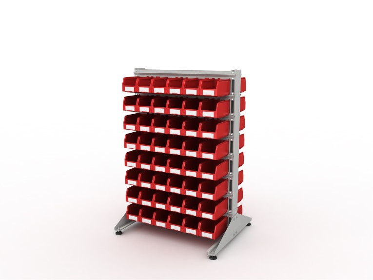 Стеллаж для пластиковых лотков SORTEX двухсторонний 1500x1000x800.02 купить в Архангельске Стеллаж для пластиковых лотков SORTEX двухсторонний 1500x1000x800.02 купить в Архангельске