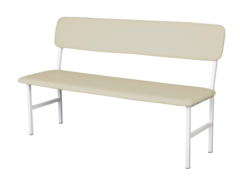 Банкетка медицинская со спинкой МД БС (слоновая кость) купить в Архангельске