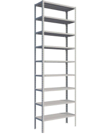 Стеллаж MS Hard 2350х1000х500 9 полок Стеллаж MS Hard 2350х1000х500 9 полок