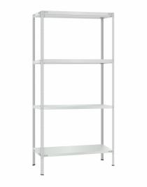 Стеллаж металлический Титан МС-500 2300х1000х300 4 полки Стеллаж металлический Титан МС-500 2300х1000х300 4 полки